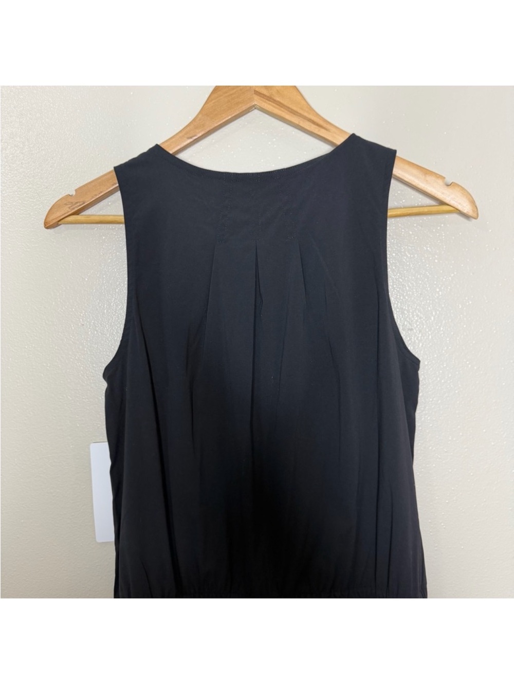 Athleta flex Black Jumpsuit small tall . Athletic material Will keep u dry. - Picture 11 of 11
